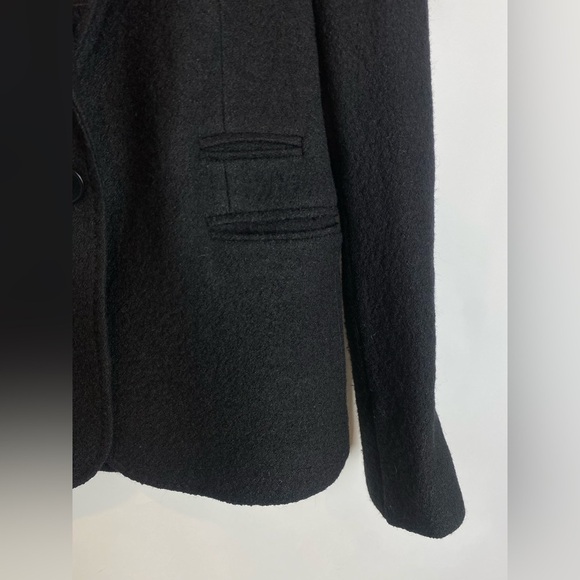 Lord & Taylor Black Wool Blend Contrast Black Blazer Size 8 (runs small) - Picture 5 of 14